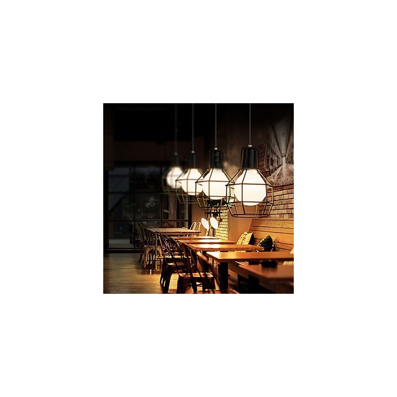 Country Electroplated Metal Pendant Light Garage