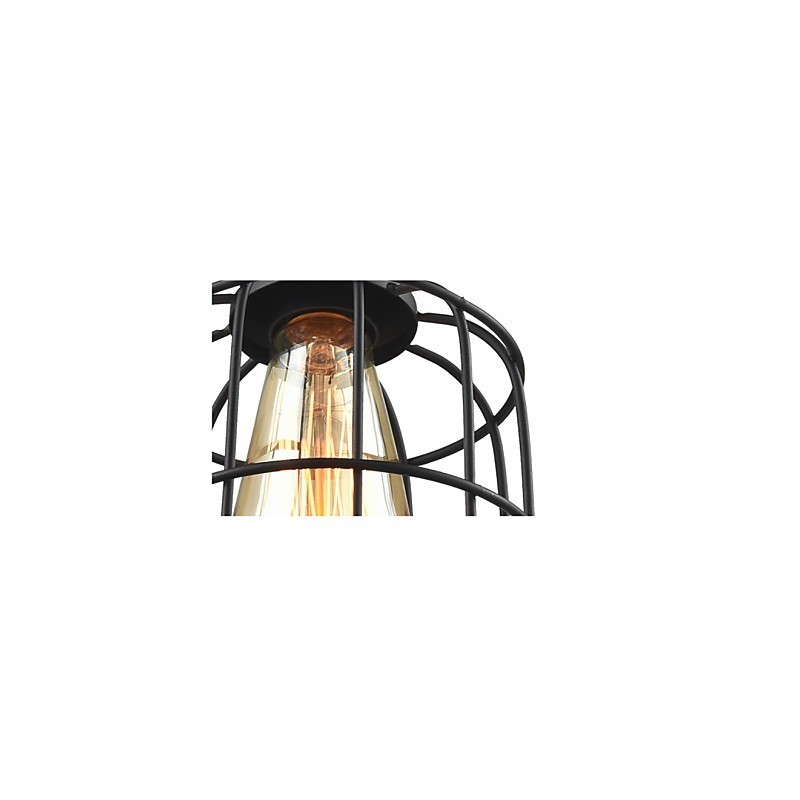 Edison Vintage Light Pendant Lamp Fixture Chandelier Cage Lampshade
