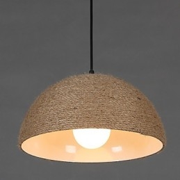 30*Restore Ancient Ways The Nordic Idea Semicircle Chimney Hand Hemp Rope Droplight