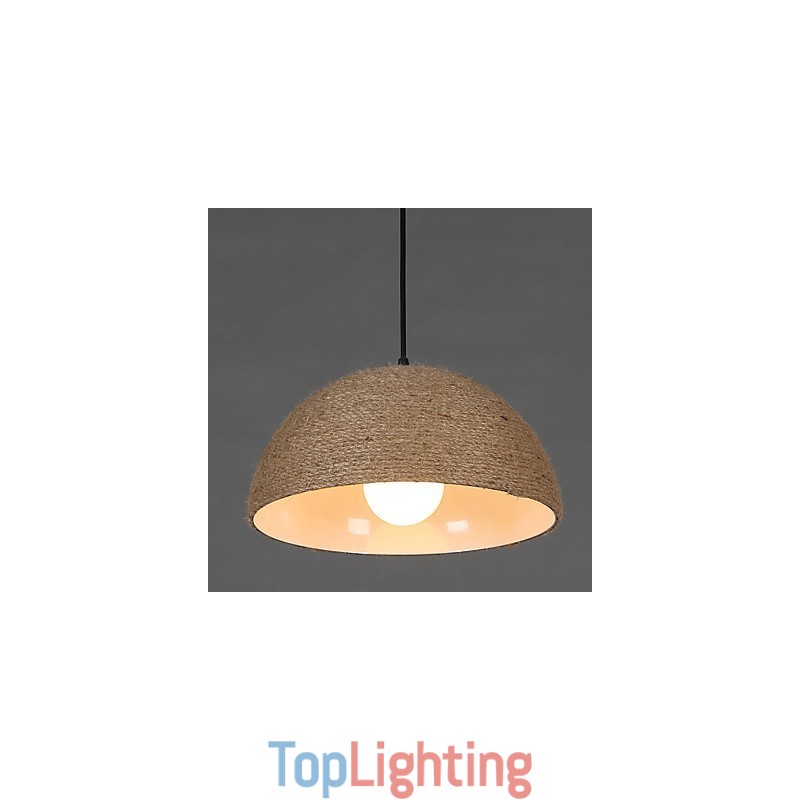 30*Restore Ancient Ways The Nordic Idea Semicircle Chimney Hand Hemp Rope Droplight