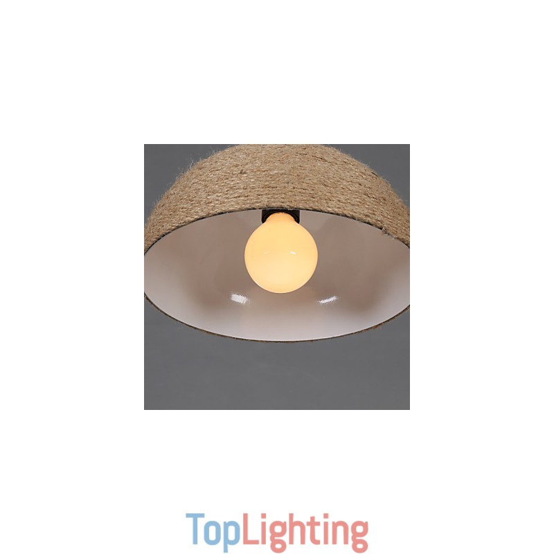 30*Restore Ancient Ways The Nordic Idea Semicircle Chimney Hand Hemp Rope Droplight