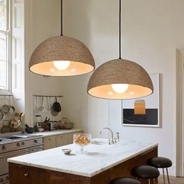 30*Restore Ancient Ways The Nordic Idea Semicircle Chimney Hand Hemp Rope Droplight