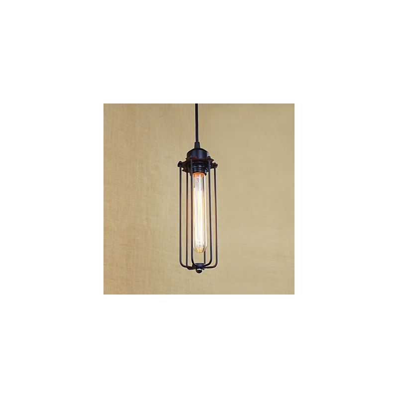 Rustic Wrought Iron Chandelier Light Pastoral Flute