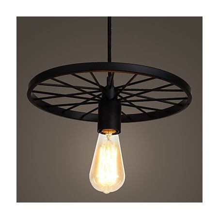 Loft Retro Pendant Lamps American country wrought iron Chandelier industrial style wheel Loft Retro Pendant Lamps American country wrought iron Chandelier industrial style wheel