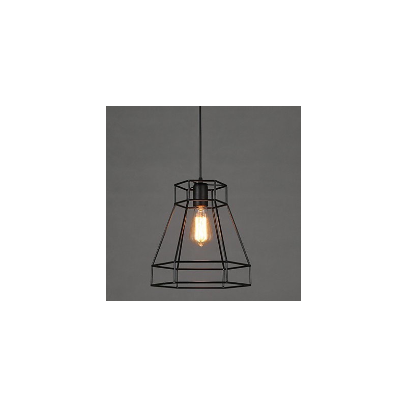 Geometrical Line Diamond Wrought Iron Chandelier Pendant Light Modern Contemporary