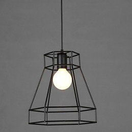 Geometrical Line Diamond Wrought Iron Chandelier Pendant Light Modern Contemporary