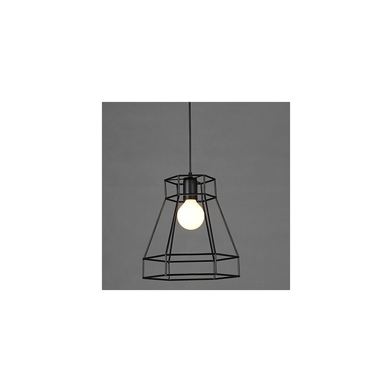 Geometrical Line Diamond Wrought Iron Chandelier Pendant Light Modern Contemporary