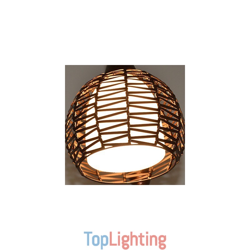 Rural Cany Art Weaving Classical Contracted Droplight Lamp Light