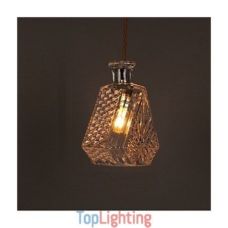 Romantic Bottle Creative Carved Art Glass Chandelier Light Pendant Light Romantic Bottle Creative Carved Art Glass Chandelier Light Pendant Light