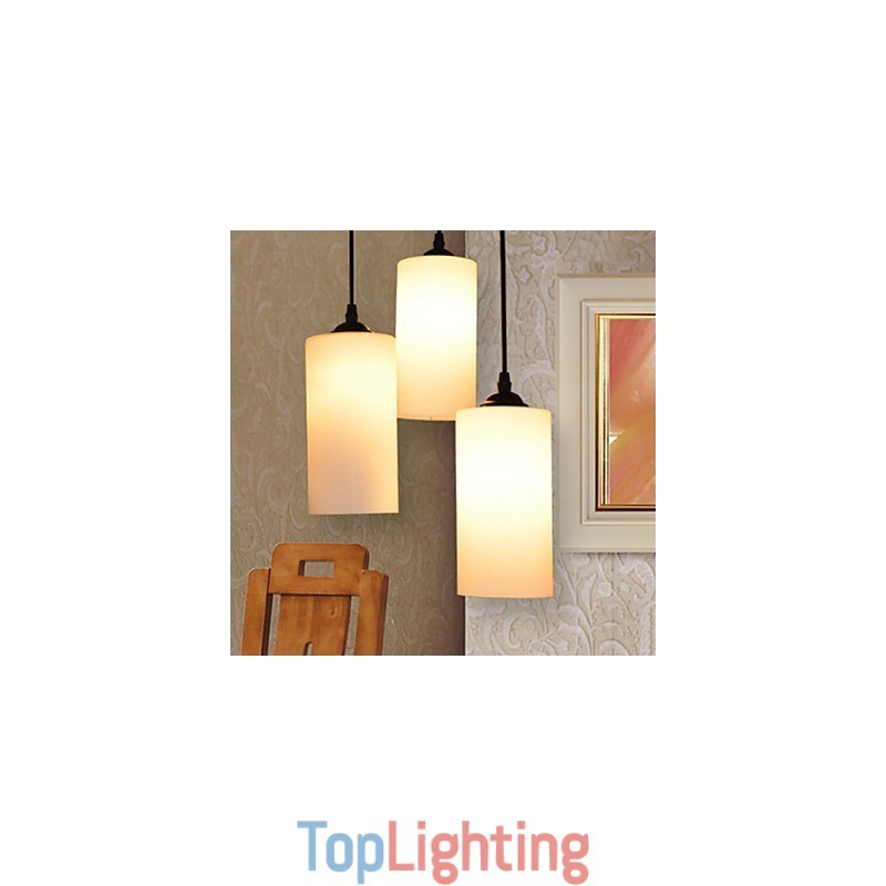 Round Straight Glass Single Head Droplight Lamp Light