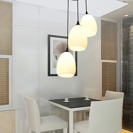 Contemporary And Contracted L Creative Glass Ball Meals Chandelier Lamp Light