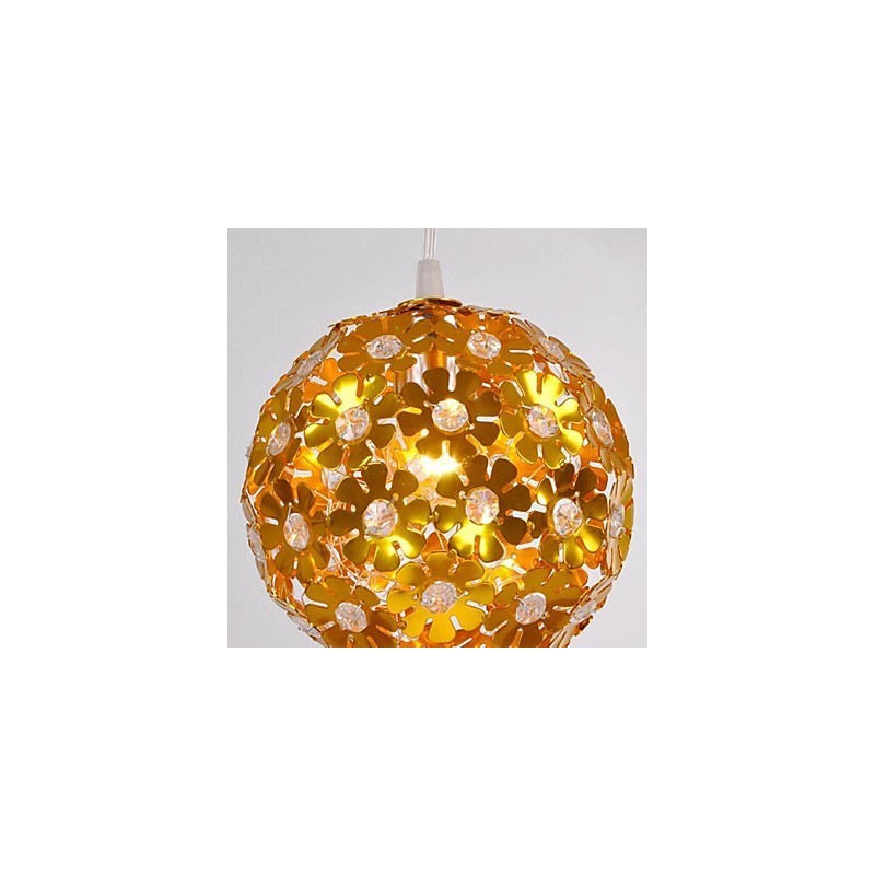 Modern Contemporary Crystal Mini Style Gold Metal Chandelier