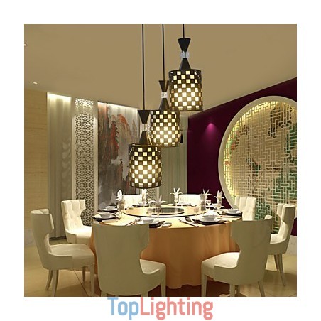 Perforations Nordic Wrought Iron Chandelier Lamp Light Perforations Nordic Wrought Iron Chandelier Lamp Light