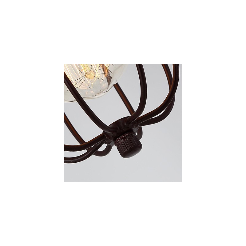 Vintage Mini Style Painting Metal Pendant Light
