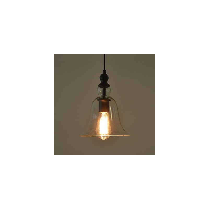 Vintage Industrial Retro Glass Chandelier Creative Minimalist Bedside Lamp Clear Colour