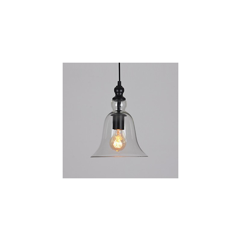 Vintage Industrial Retro Glass Chandelier Creative Minimalist Bedside Lamp Clear Colour