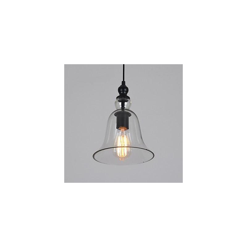 Vintage Industrial Retro Glass Chandelier Creative Minimalist Bedside Lamp Clear Colour