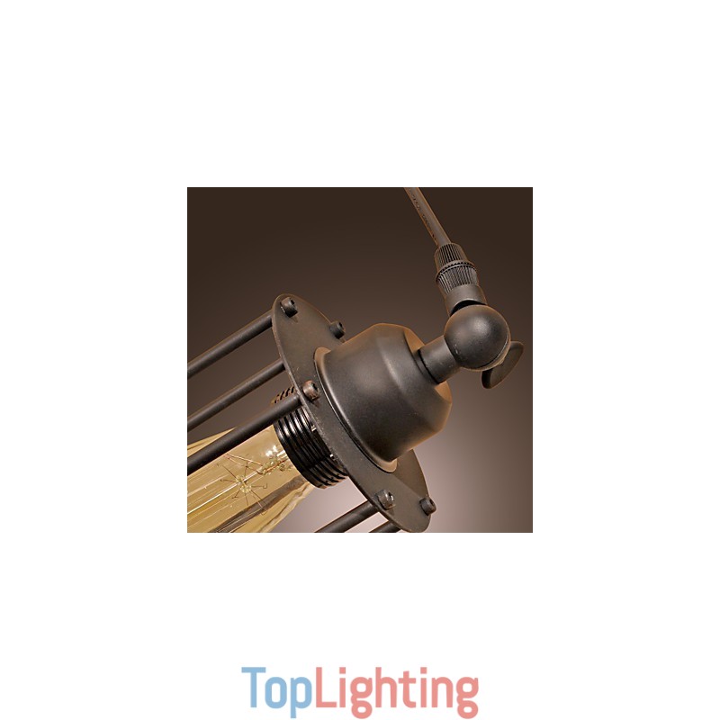 Traditional Classic Vintage Island Painting Pendant Light