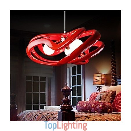 Modern Contemporary Painting Resin Pendant Light