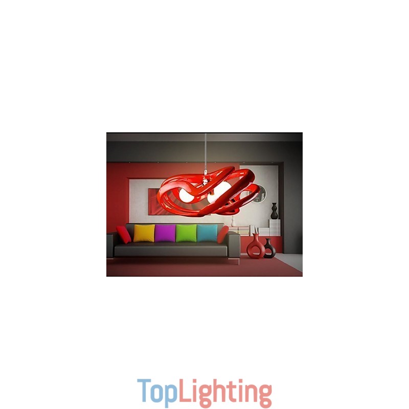 Modern Contemporary Painting Resin Pendant Light