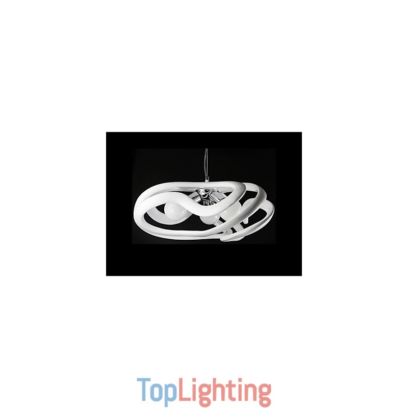 Modern Contemporary Painting Resin Pendant Light