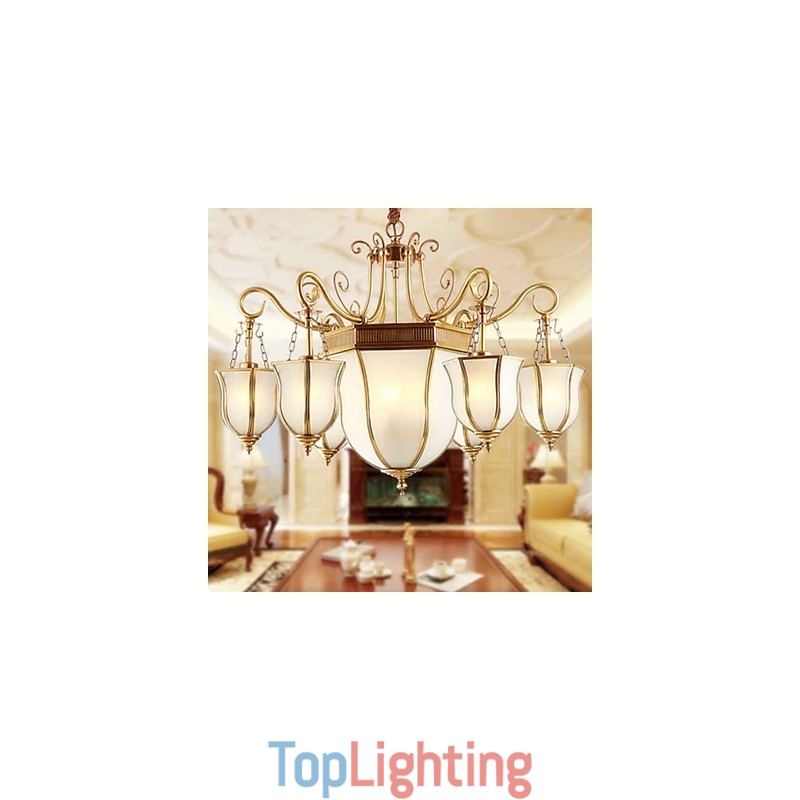 Chandelier Traditional Classic Rustic Lodge Metal