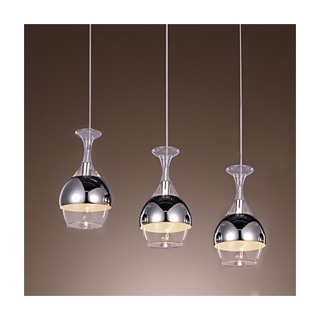 French Style Creative 3 Light Pendant in Shape Of Goblet French Style Creative 3 Light Pendant in Shape Of Goblet