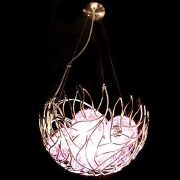 Modern Contemporary Bowl Crystal Chandelier Pendant Light
