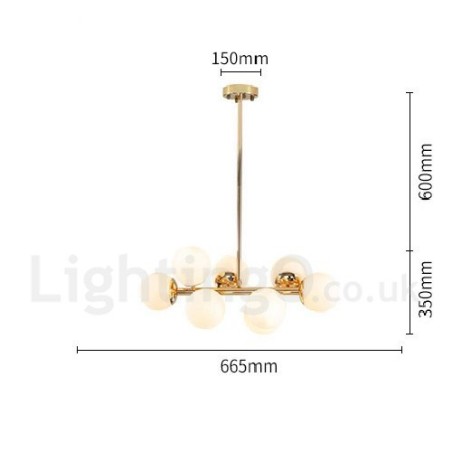 8 Light Modern Contemporary Chandelier with Glass Shade Light 8 Light Modern Contemporary Chandelier with Glass Shade Light