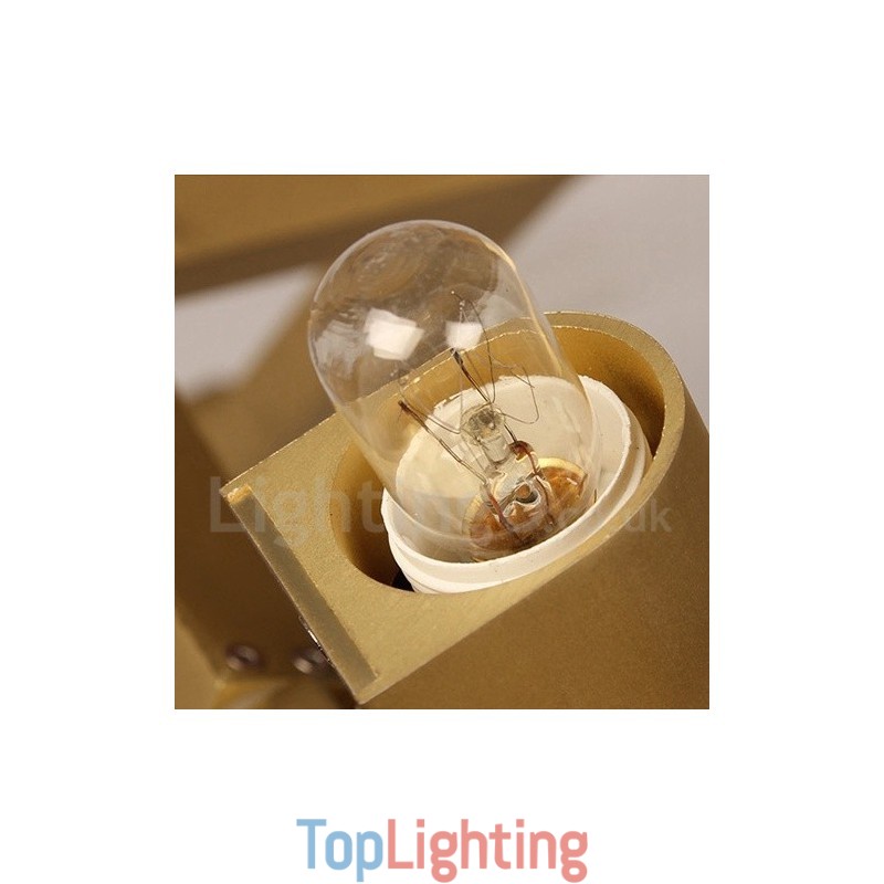 12 Light Modern Contemporary Chandelier Light (Black Golden)
