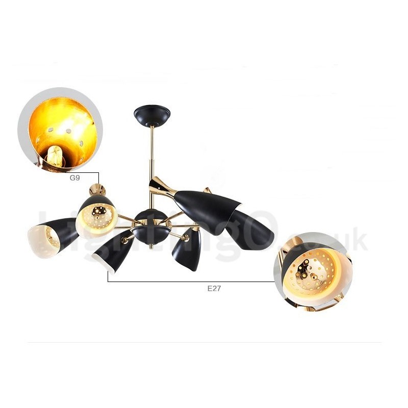 6 Light Modern Contemporary Chandelier Light