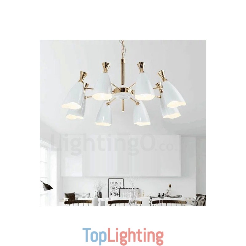 Modern Contemporary Style 8 Light Chandelier Lamp