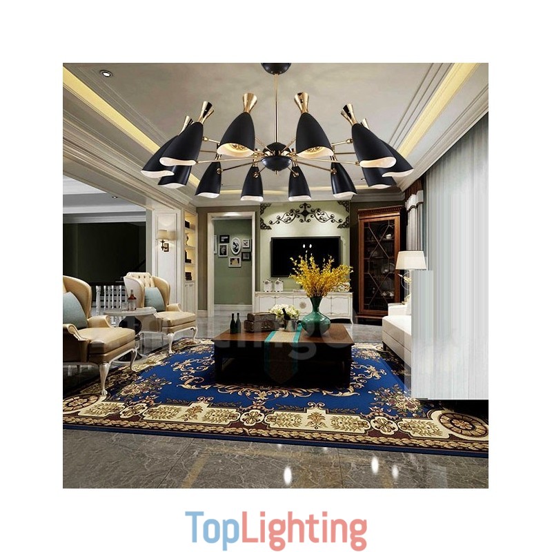 12 Light Chandelier Modern Contemporary Style Light