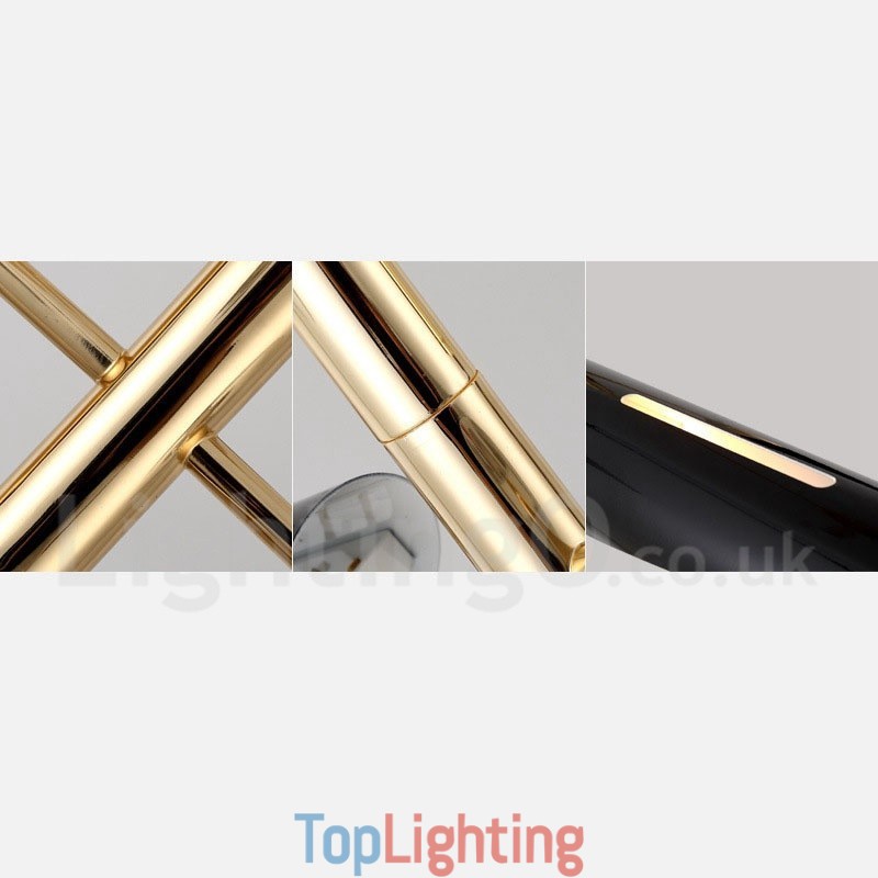 2 Tier Modern Contemporary 4 Light Chandelier