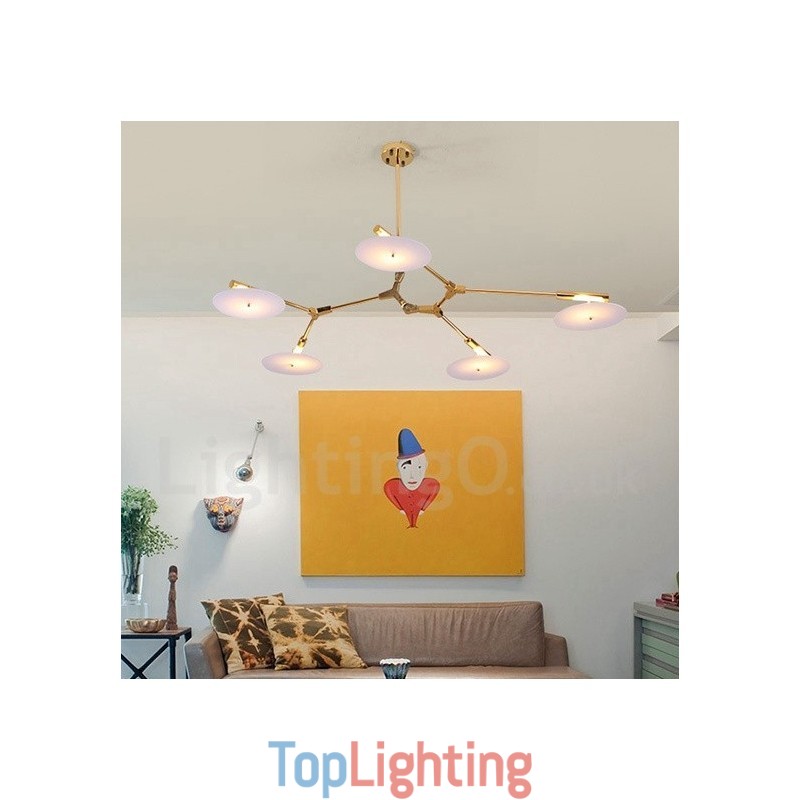5 Light Modern Contemporary Chandelier Lamp
