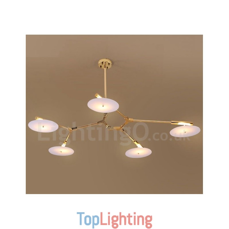 5 Light Modern Contemporary Chandelier Lamp