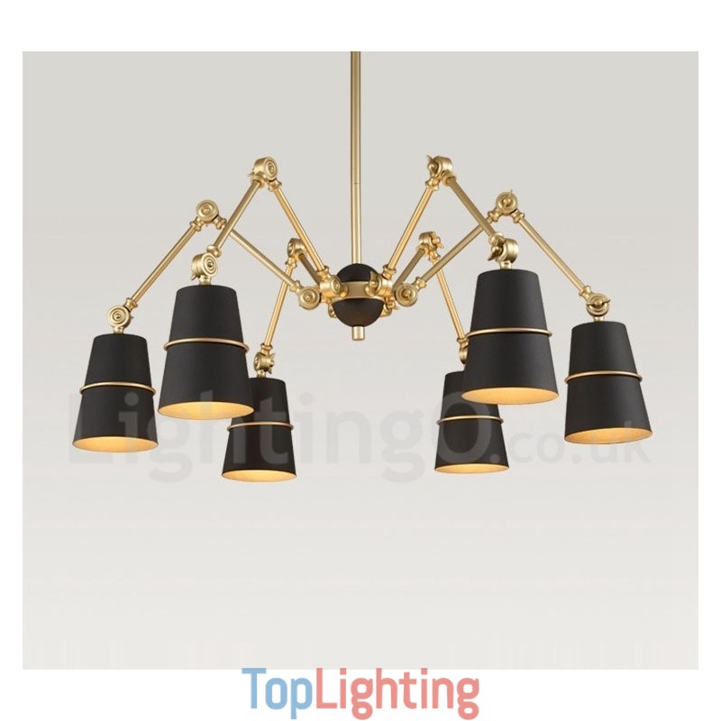 6 Light Chandelier Lamp with Modern Contemporary Style Light