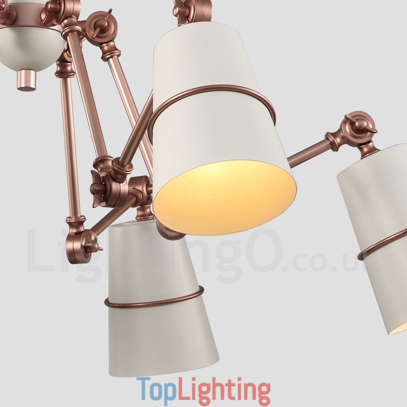 6 Light Chandelier Lamp with Modern Contemporary Style Light