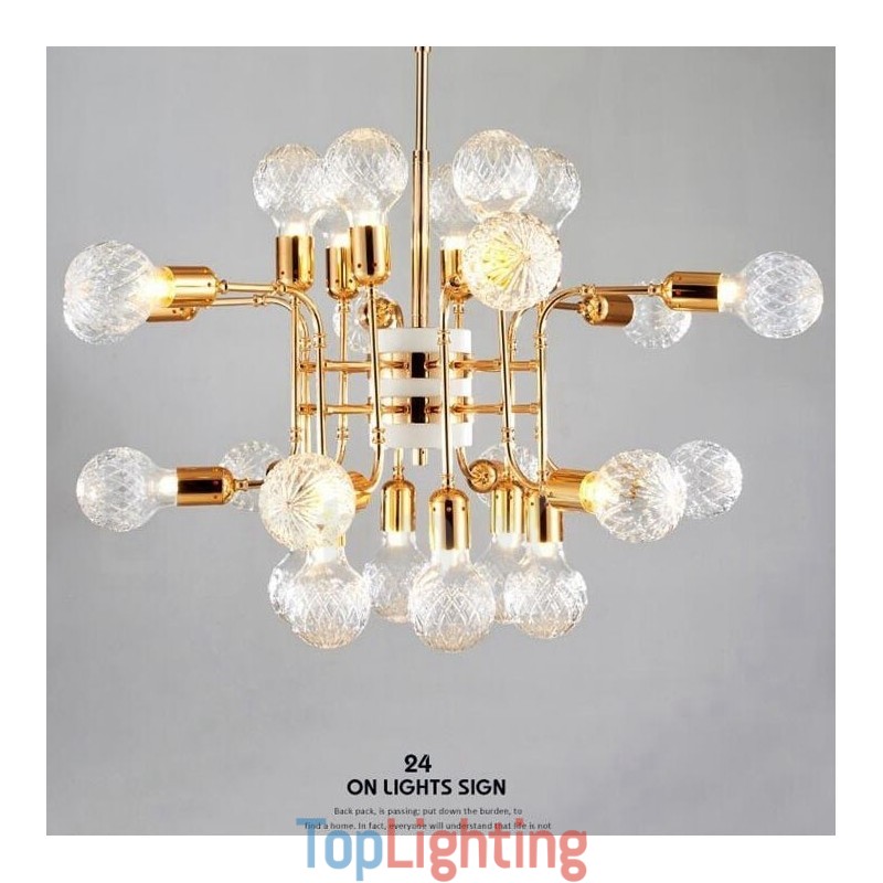 4 Tier Modern Contemporary 24 Light Chandelier Lamp Light