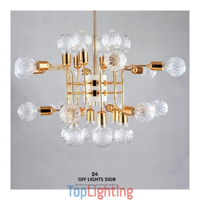 4 Tier Modern Contemporary 24 Light Chandelier Lamp Light