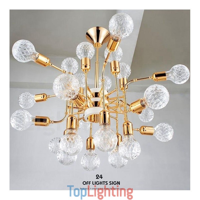 4 Tier Modern Contemporary 24 Light Chandelier Lamp Light