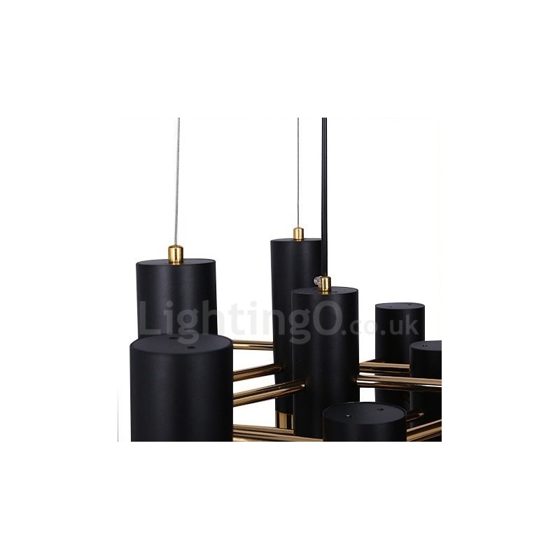 Modern Contemporary 13 Light Chandelier Single Tier Lamp Light