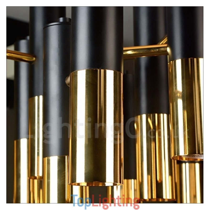 Modern Contemporary 19 Light Chandelier Single Tier Lamp Light