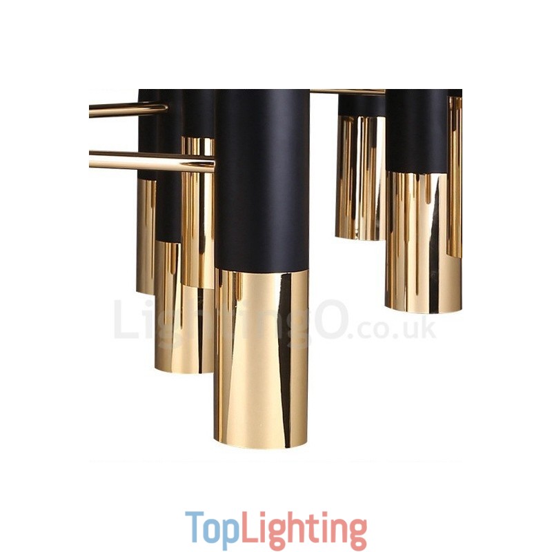 Modern Contemporary 19 Light Chandelier Single Tier Lamp Light