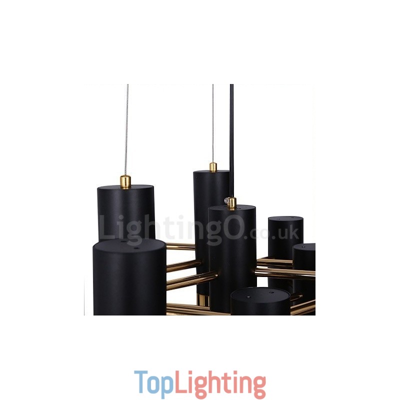 Modern Contemporary 19 Light Chandelier Single Tier Lamp Light