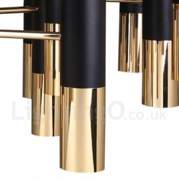 Modern Contemporary 22 Light Chandelier Single Tier Lamp Light