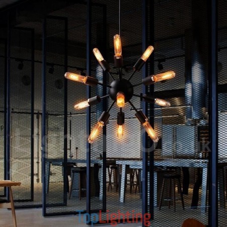 12 Light Retro Vintage Sputnik Chandelier 12 Light Retro Vintage Sputnik Chandelier