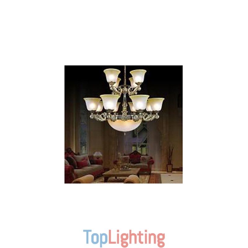 Chandelier Traditional Classic Vintage Retro Metal
