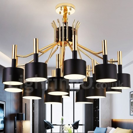 15 Light 2 Tier Modern Contemporary Style Chandelier Lamp Light 15 Light 2 Tier Modern Contemporary Style Chandelier Lamp Light