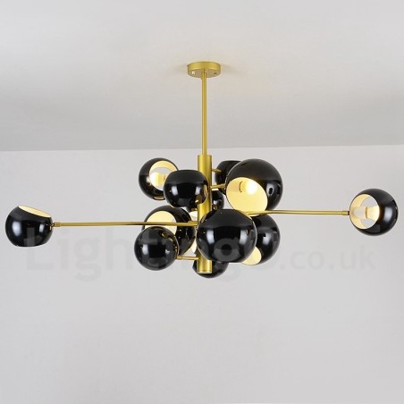 Black 13 Light Modern Contemporary Chandelier Lamp Light Black 13 Light Modern Contemporary Chandelier Lamp Light